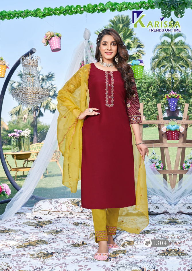 Karissa Maahi Fancy Ethnic Wear Wholesale Readymade Salwar Suits Catalog